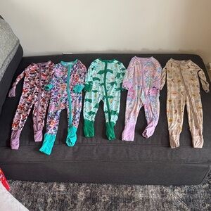Little Sleepies Kids One Pieces Lot size 12-18